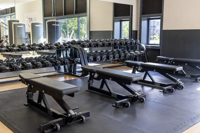 Pro Fit Gym Sportschool Zwolle Stadshagen Dumbbells Met Bankjes