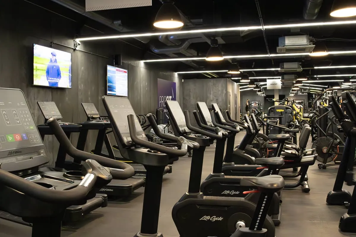 Pro Fit Gym Sportsschool Amsterdam Cardio Fietsen