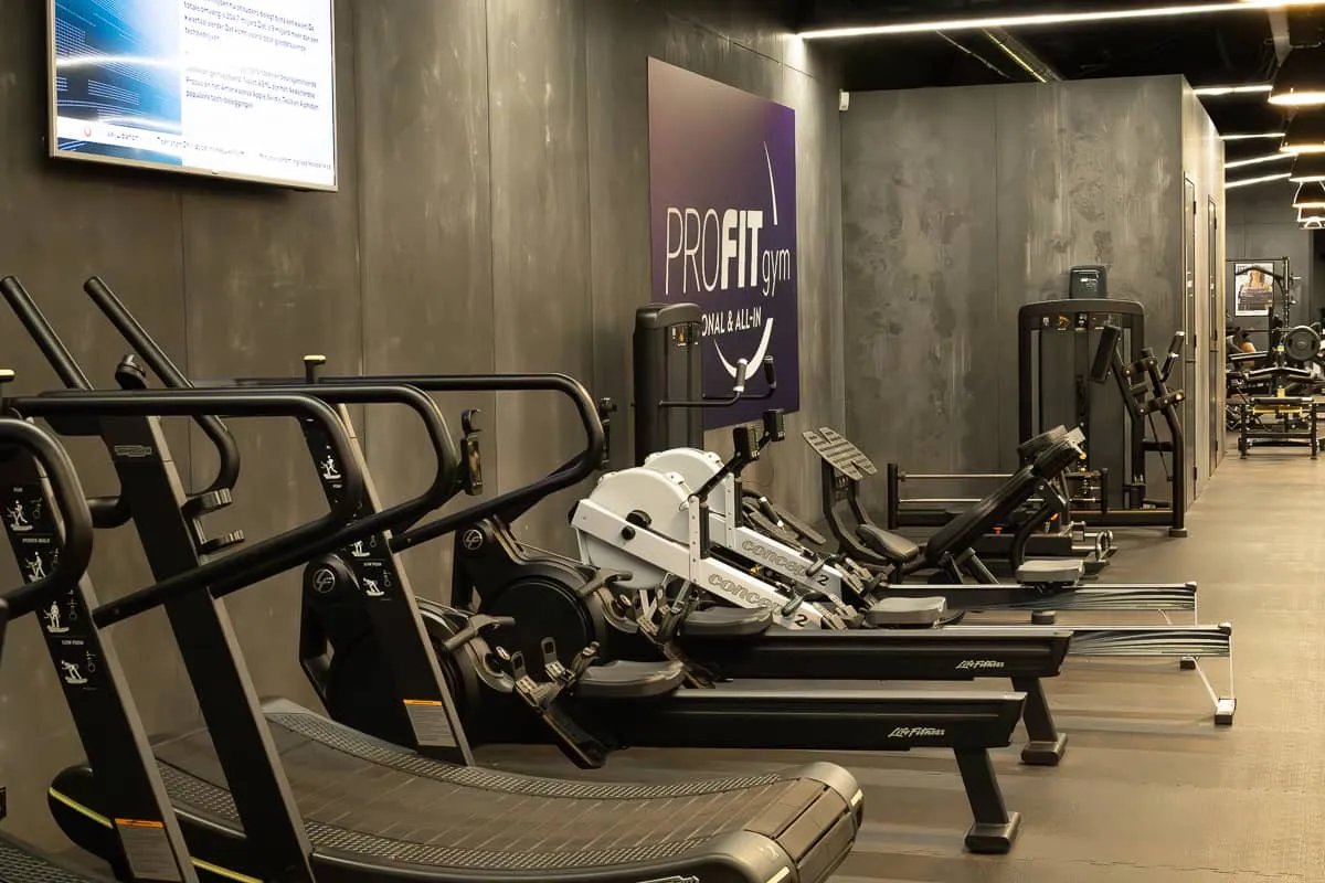 Pro Fit Gym Sportsschool Amsterdam Verschillend Cardio Apparatuur