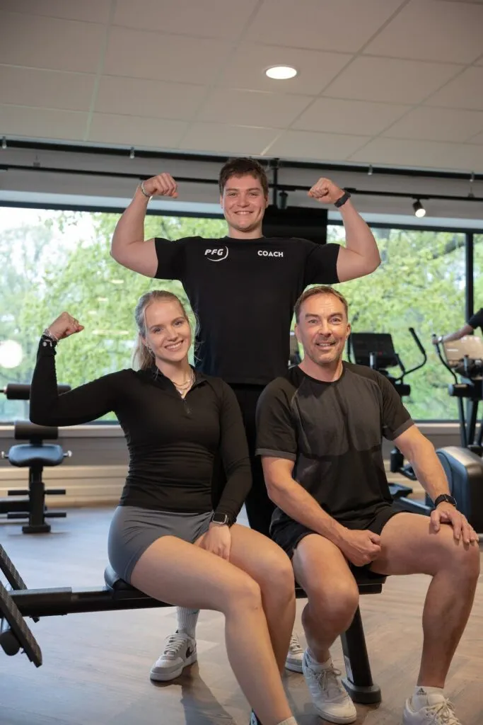 Groep Sporters ProFit Gym Lachend